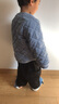贏一貝（Yingyibei）寶寶外套秋冬加絨棉衣嬰幼兒男童加厚衣服新款兒童女童棉服嬰兒裝 藍(lán)色 110 曬單實(shí)拍圖