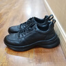 雅格獅丹（Aquascutum）男鞋2025新款休閑運(yùn)動(dòng)鞋男士透氣頭層牛皮鞋子男 黑色【英國(guó)百年品牌】 40 (250mm) -適合運(yùn)動(dòng)鞋41碼 曬單實(shí)拍圖