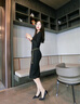 NINE WEST【商場同款】玖熙氣質(zhì)尖頭高跟鞋女2025新款壓鉆宴會(huì)女鞋婚鞋 黑色 34 曬單實(shí)拍圖