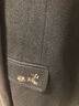 才子（TRIES）男士便西羊毛呢春秋單件上衣口袋金梅花刺繡經(jīng)典商務(wù)外套 黑色 2XL 52(180/96A) 曬單實(shí)拍圖