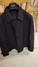 利郎輕時(shí)尚男裝【可拆卸羽絨內(nèi)膽】羽絨服男通勤長(zhǎng)款行政風(fēng)衣羽絨外套 黑色 L (170) 曬單實(shí)拍圖