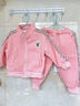 布童晨熙女寶套裝春秋2025新款秋季韓版女童衛衣兩件套小孩兒童長(cháng)袖運動(dòng)裝 粉色 90 曬單實(shí)拍圖