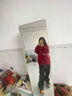 招晴瑜女童過(guò)年衣服洋氣套裝大童女裝12到15歲娃娃領(lǐng)針織開(kāi)衫毛衣百褶裙 紅色連帽衛衣+黑色抽繩褲子 加絨套裝 170 L 【建議100-120斤】 曬單實(shí)拍圖