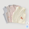 乖奇熊嬰幼兒純棉馬甲春秋季兒童背心馬夾男女寶寶坎肩秋冬小外套 安娜粉 73 曬單實拍圖