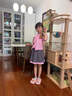 裙子女童夏裝2025新款洋氣時髦夏季兒童裝連衣裙女孩學(xué)院風(fēng)jk套裝 襯衣+百褶裙+領(lǐng)帶【套裝】 140 曬單實拍圖