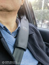 適用豐田安全帶護肩套凱美瑞漢蘭達雷凌卡羅拉皇冠陸放威蘭達rav4榮放汽車(chē)保險帶保護套車(chē)內飾用品改裝 豐田護肩套【紳士黑】 2條裝 曬單實(shí)拍圖