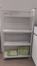 屹濤鐵藝書架客廳簡易書柜落地圖書館一體靠墻鋼制飄窗收納置物書架 【黑色】四層 長70*高119*深25 （層高可調(diào)節(jié)） 曬單實拍圖