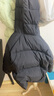 鴨鴨童裝兒童羽絨服秋冬新款男女童寬松加厚連帽短款面包服冬黑色 120 曬單實(shí)拍圖