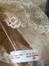 金三塔真絲抹胸桑蠶絲蕾絲美背防走光抹胸 膚色1105 M (75A/75B/75C) 曬單實(shí)拍圖