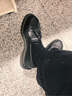馬?。―R.MARTENS）Adrian YS早秋一腳蹬黃車線光面皮黑色樂福皮鞋 黑色 38 曬單實拍圖