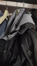 啄木鳥(niǎo)羽絨服男冬季青少年男士短款連帽上衣服冬季加厚保暖潮流亮面外套 黑色 2XL 曬單實(shí)拍圖