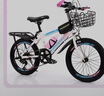兒童自行車山地車6-7-8-10-12-15歲小孩單車輕便學(xué)生18寸20寸22寸 高配變速白粉色+車框+后座+禮包 22寸適合身高145-165厘米 曬單實(shí)拍圖