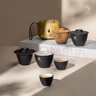 萬(wàn)仟堂（Edenus）旅行茶具 紅點(diǎn)創(chuàng  )意獎便攜陶瓷茶器套裝出差辦公室一壺三杯 觀(guān)滄海 焦茶釉 曬單實(shí)拍圖