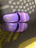 回力女拖鞋防滑浴室耐磨日常休閑洗澡耐穿軟底家用室內塑膠可愛(ài)拖鞋 回力3333-61紫色 38 240 mm 曬單實(shí)拍圖