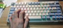 阿米洛（Varmilo）機械/靜電容鍵盤 三模/雙模/單模鍵盤 程序員 游戲 辦公 作家打字版鍵盤 VXT81鍵尤加利三模cherry靜音紅軸 曬單實拍圖