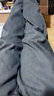 JEANSWEST LIFE真維斯牛仔褲男冬季加絨加厚男士直筒褲潮男挺括戶外寬松保暖長褲 曬單實拍圖