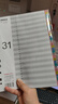 金得利11孔分頁(yè)卡A4隔頁(yè)紙31頁(yè)1套彩色index數(shù)字索引卡文件夾活頁(yè)紙塑料pp分類卡目錄頁(yè)標(biāo)簽辦公用品T1731 曬單實(shí)拍圖