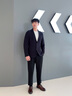 EMPORIO ARMANI/阿瑪尼官方旗艦男士華夫格單排扣都市休閑西裝外套 UB118-海軍藍色 48 (M) (推薦：135-150斤) 曬單實(shí)拍圖