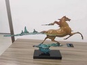伯莎丹頓全銅馬擺件辦公室馬到成功工藝品客廳中式金屬雕塑藝術(shù)品開(kāi)業(yè)禮品 平步青云 棠梨褐(69*10*37cm) 曬單實(shí)拍圖