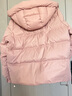 唐獅（TonLion）2024女羽絨服連帽面包服寬松休閑百搭潮 皮粉/二批 M  曬單實(shí)拍圖