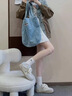 昌祥回力德訓(xùn)板鞋女2025年春季新款百搭chic鞋子女生厚底休閑超火小白鞋女 米藍(lán) 【精品升級版】 38 （標(biāo)準(zhǔn)尺碼） 曬單實(shí)拍圖