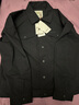 哈吉斯（HAZZYS）男裝PHIZ工裝外套單排扣夾克ASVZU0CAI05 深藏青色DN L（175/96A4 曬單實(shí)拍圖