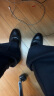卡帝乐鳄鱼（CARTELO）英伦牛皮商务正装休闲男士低帮系带皮鞋男511  黑色 40 实拍图