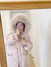 托瑪菲長(cháng)款羽絨棉服女2025冬季新款韓系外套女士加厚大毛領(lǐng)棉衣過(guò)膝棉襖 粉紅色 S 碼 【推薦80-100斤】 曬單實(shí)拍圖