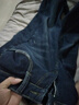 壹源港哈倫牛仔褲女裝2025秋冬季新款高腰彈力顯瘦大碼九分老爹休閑褲子 YYG-1227_藍灰_九分 秋冬加絨 M 建議95-110斤 曬單實(shí)拍圖