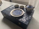 澤名家鎏銀茶具套裝實用畢業(yè)退休喬遷結(jié)新婚生日女神節(jié)禮物 青花鎏銀茶具套裝【禮盒裝】 曬單實拍圖