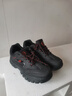 登山鞋男戶(hù)外徒步運動(dòng)鞋厚底防滑耐磨工作鞋防水勞保鞋男士休閑鞋 669黑色 42 曬單實(shí)拍圖