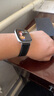 適用蘋果手表表帶AppleWatchS10/Ultra2/S9/8愛馬仕原裝真皮表帶 原裝同款-黑色 44/45/46/49MM表盤通用 曬單實拍圖