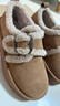百思圖24冬休閑毛毛鞋厚底女單鞋L9328DD4 駝色 36 曬單實(shí)拍圖