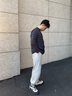波司登（BOSIDENG）25年新款輕薄羽絨服男短款90絨V領(lǐng)內(nèi)膽保暖內(nèi)搭短外套B250130003 中山青5870-25-航海系 2XL 190/108A 體重約170-180斤 曬單實(shí)拍圖