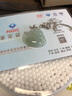 緬甸A貨天然翡翠玉佛公吊墜女款笑佛彌勒佛S925銀項鏈帶玉石證書 曬單實拍圖