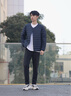 波司登（BOSIDENG）25年新款輕薄羽絨服男短款90絨V領(lǐng)內(nèi)膽保暖內(nèi)搭短外套B250130003 店長推薦-中山青5870-25-航海系 L 180/100A 體重約140-155斤 曬單實(shí)拍圖