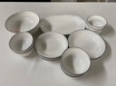 四伴碗盤餐具家用新款簡(jiǎn)約風(fēng)陶瓷餐具套裝喬遷禮物輕奢餐具整套 12人配湯碗+魚盤【禮盒裝】 58頭 （詳細(xì)規(guī)格配置見圖2） 曬單實(shí)拍圖