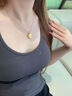 中國黃金（CHINA GOLD）八寶羅盤黃金吊墜女999足金古法點鉆項鏈七夕情人節(jié)禮物送老婆 古法滿鑲足金八寶羅盤吊墜約1.7g【紀(jì)念品】 曬單實拍圖