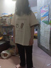 澳伊娜夏天初中學(xué)生中大童女孩衣服12到15歲休閑套裝運(yùn)動(dòng)女夏裝新款高中 杏色上衣+灰色長(zhǎng)庫(kù)【套裝 175 XXL【建議135-150斤 曬單實(shí)拍圖