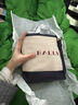 巴利（BALLY）生日節禮物女包簡(jiǎn)約女士水桶包織物配皮斜跨單肩包手提包 6308393 自然色 常規 曬單實(shí)拍圖