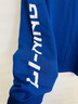 LI-NING KIDS李寧兒童運動套裝春秋新款中大童寬松休閑棉質(zhì)衛(wèi)衣衛(wèi)褲男童兩件套 藍色衛(wèi)衣套裝【春秋款】 150 cm 曬單實拍圖