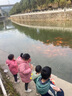 笛莎（DEESHA）童裝女童可愛裝飾羽絨服2024冬季新款女寶寶連帽三防長款羽絨服 草莓粉 140 曬單實(shí)拍圖