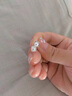 中國黃金小方菱珍珠耳釘女士耳墜耳飾品七夕情人節(jié)禮物送女友老婆生日紀(jì)念 小方菱珍珠耳釘【京速達(dá)】 曬單實(shí)拍圖
