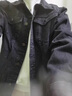 JASONWOOD高端品牌男裝牛仔外套男春秋寬松痞帥翻領(lǐng)休閑潮牌工裝夾克上衣服 9015黑色 M 曬單實拍圖