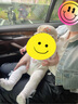 戴維貝拉（DAVE＆BELLA）女夏季寶寶女童兒童小女孩白色圓點可愛洋氣連褲 曬單實拍圖