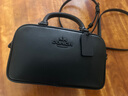 蔻馳（COACH）【品牌直供】七夕禮物女士SATCHEL小號(hào)單肩斜挎包黑色CT776JIBLK 曬單實(shí)拍圖