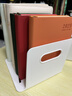 天色 雙格書(shū)立文件盒桌面置物架書(shū)本收納檔案資料書(shū)架文件欄文件框資料整理辦公用品 TS-1351 白色 曬單實(shí)拍圖
