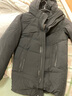 美津濃（MIZUNO）ESSENTIAL系列 男女中長款90白鴨絨羽絨服保暖御寒外套 09/黑色 M (170) 曬單實拍圖