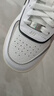 耐克NIKE緩震板鞋女空軍一號 AIR FORCE 1 運(yùn)動鞋 DZ1847-110白黑37.5 曬單實(shí)拍圖
