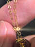 中國黃金China Gold平安果黃金項鏈女足金蘋果吊墜平安夜圣誕禮物送女友媽媽老婆生日 足金紅瑪瑙平安果吊墜+18K黃金鏈 曬單實拍圖